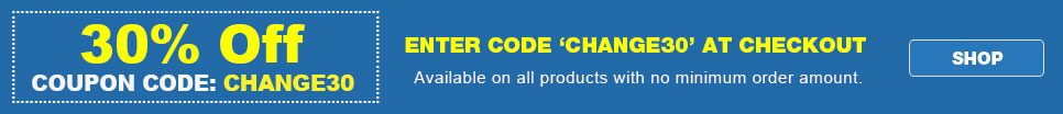 30% off coupon code CHANGE30