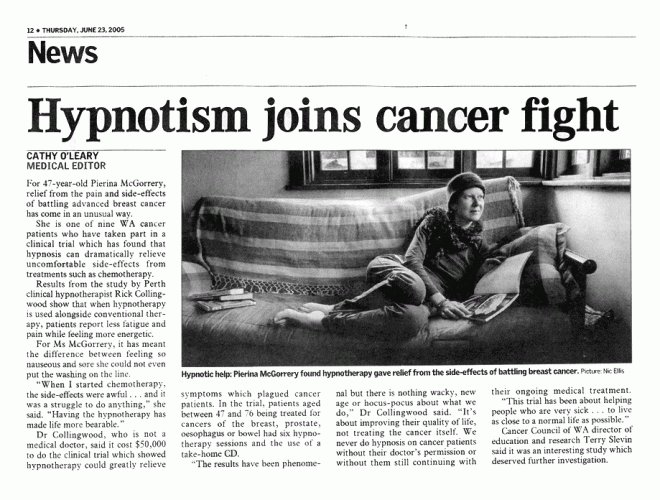 Cancer trial article