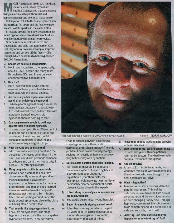 Herald Sun article